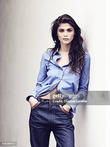Model Elisa Sednaoui is photographed for Marie Claire Russia on September 19, 2014 in Milan, Italy.
