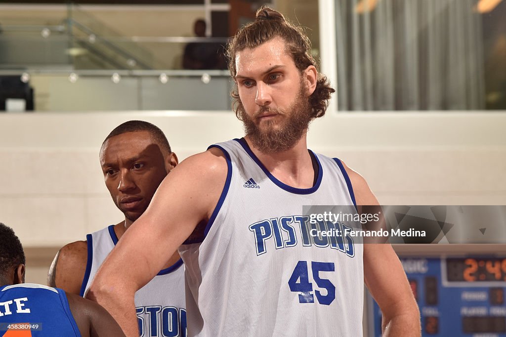 New York Knicks v Detroit Pistons- Orlando Summer League