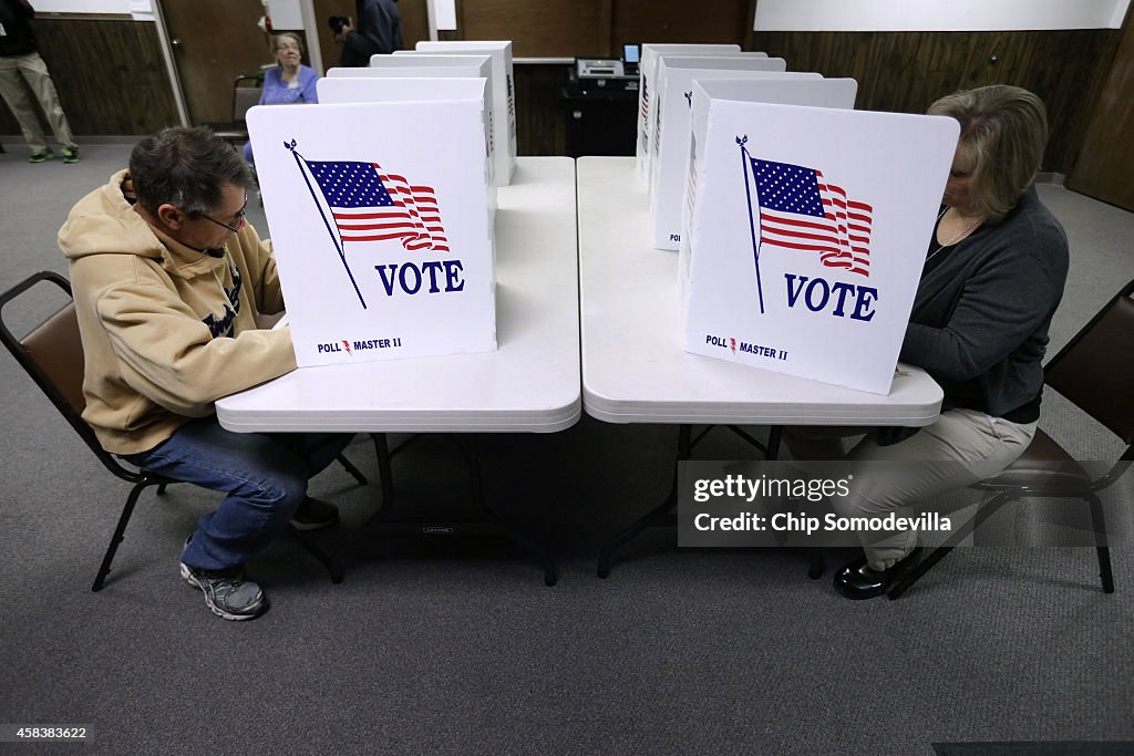 GOP Senate Candidate Jodi Ernst Casts Her Vote In Her Iowa Hometown