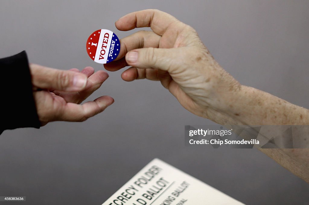 GOP Senate Candidate Jodi Ernst Casts Her Vote In Her Iowa Hometown