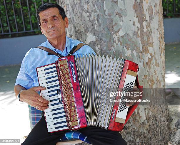 o acordeão principal - klezmer - fotografias e filmes do acervo