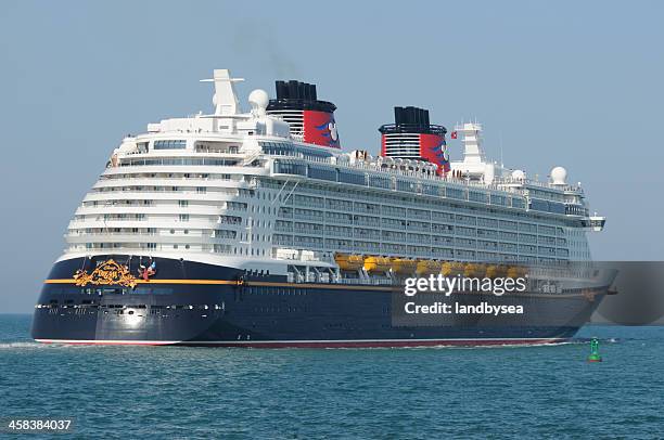 the cruise ship disney dream - mickey stock pictures, royalty-free photos & images