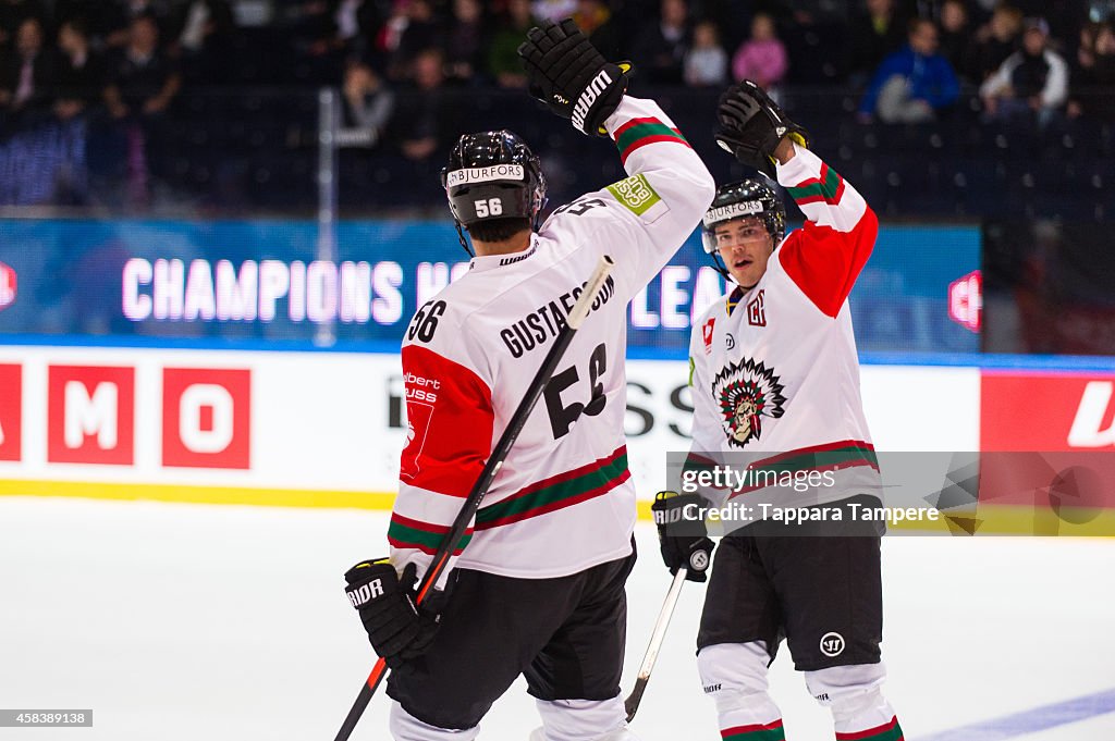 Tappara Tampere v Frolunda Gothenburg - Champions Hockey League Round of 16