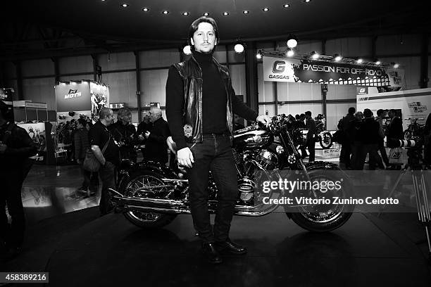 Matchless Managing Director Michele Malenotti attends the Matchless Official Presentation of the model X Reloaded on November 4, 2014 in Milan, Italy.