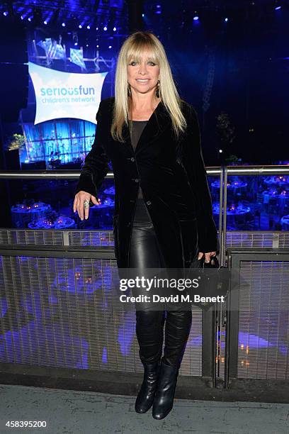 Jo Wood attends the second annual SeriousFun Network Gala at at The Roundhouse on November 4, 2014 in London, England.