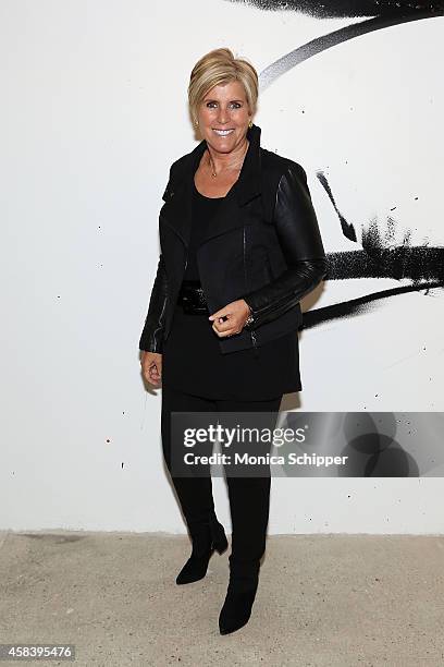 Author Suze Orman attends AOL's BUILD Speaker Series: In Conversation With Suze Orman at AOL Studios In New York on November 4, 2014 in New York City.