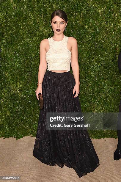 Actress Eve Hewson attends The 11th Annual CFDA/Vogue Fashion Fund Awards at Spring Studios on November 3, 2014 in New York City.