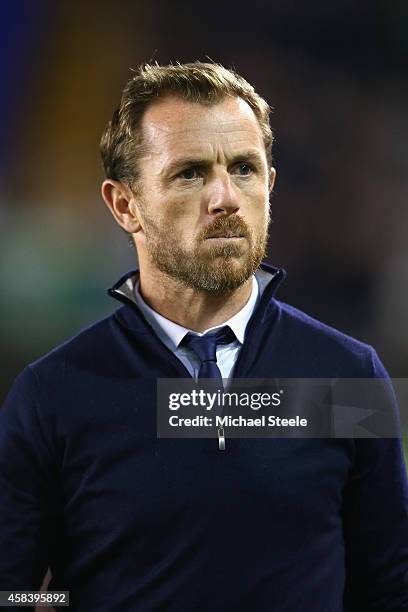Gary Rowett the manager of Birmingham City during the Sky Bet Championship match between Birmingham City and Watford at St Andrews on November 4,...