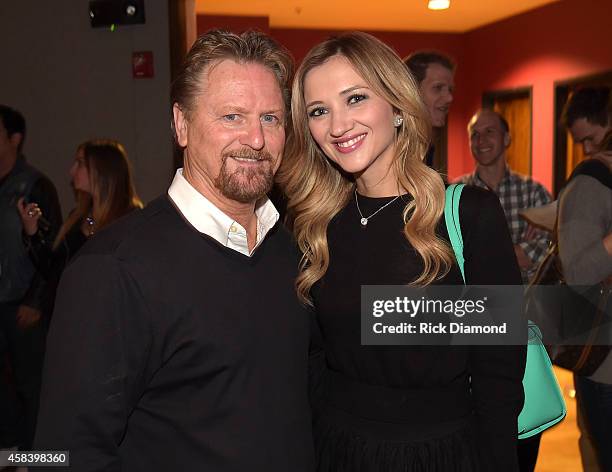 Sarah Darling and guest attend the CMT Next Women Of Country at City Winery Nashville on November 4, 2014 in Nashville, Tennessee.