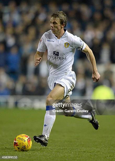 Stephen Warnock of Leeds United during the Sky Bet Championship match between Leeds United and Charlton Athletic at Elland Road on November 4, 2014...