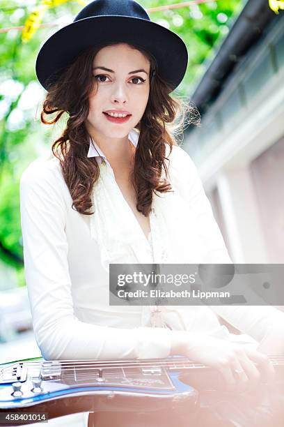 Singer/songwriter Charlotte Kemp Muhl is photographed for New York Times on July 1, 2014 in New York City.