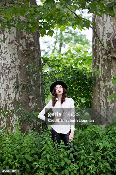 Singer/songwriter Charlotte Kemp Muhl is photographed for New York Times on July 1, 2014 in New York City.