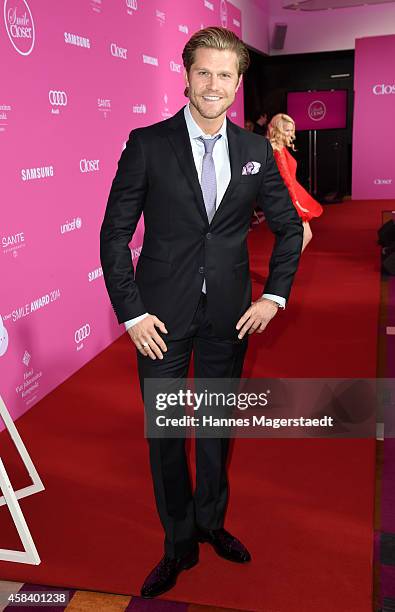 Paul Janke attends the 'CLOSER Magazine Hosts SMILE Award 2014' at Hotel Vier Jahreszeiten on November 4, 2014 in Munich, Germany.