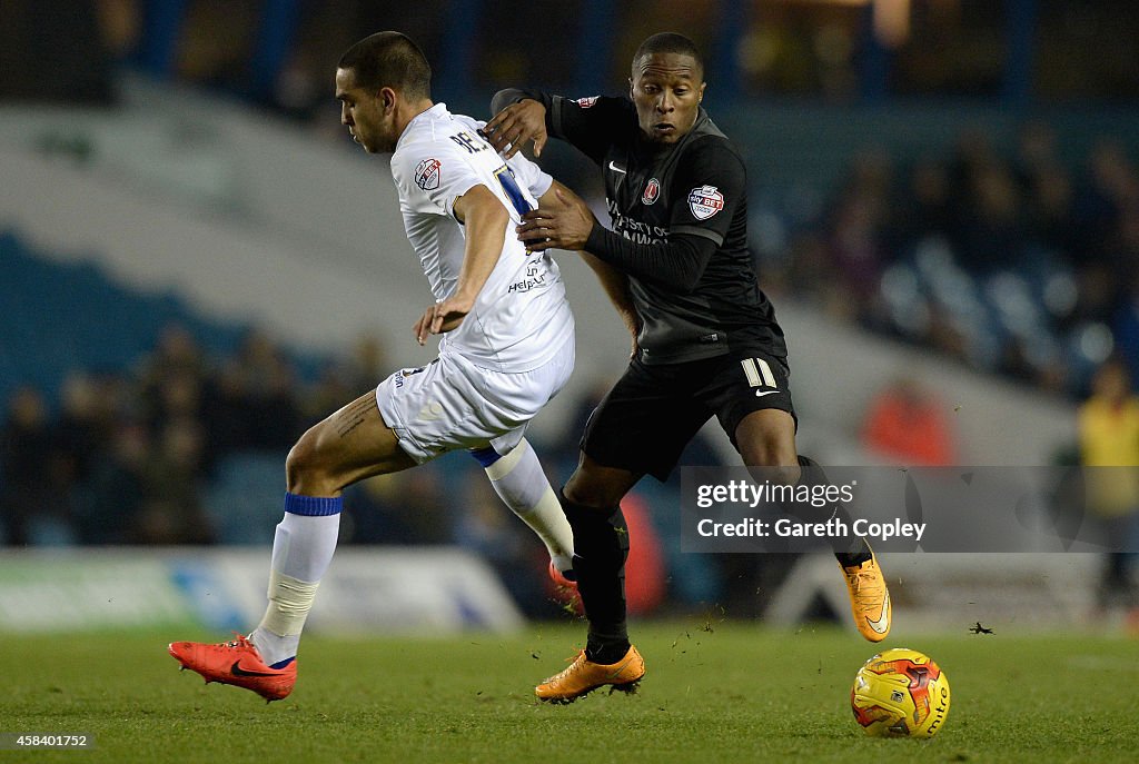 Leeds United v Charlton Athletic - Sky Bet Championship