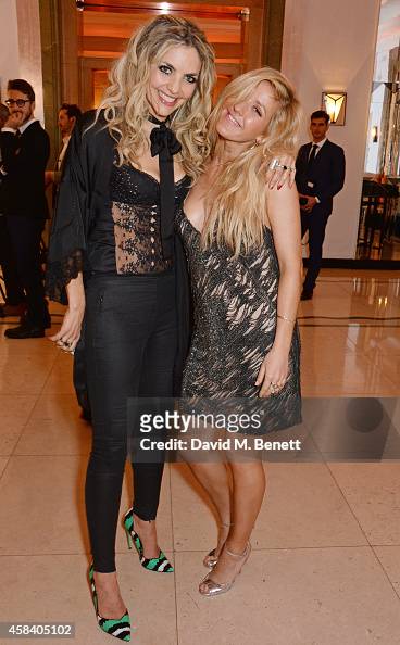 Cassandra Gracey and Ellie Goulding pose at the Harper's Bazaar Women ...