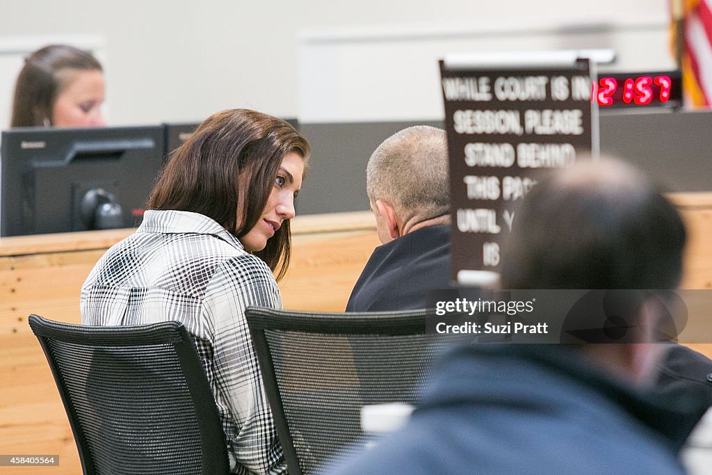 Olympic Gold Medalist Hope Solo Court Appearance - Kirkland, WA