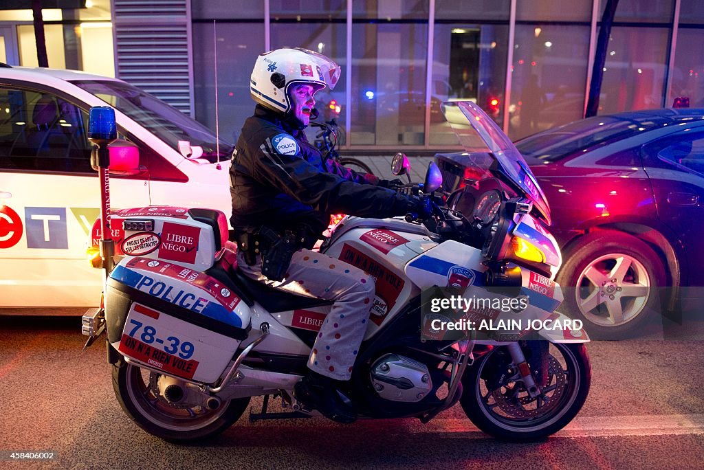 CANADA-POLICE-PROTEST