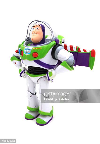 buzz lightyear toy - buzz lightyear stock pictures, royalty-free photos & images