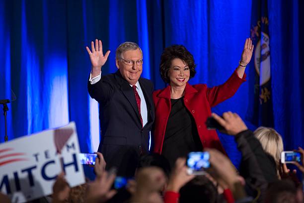 KY: Senate Minority Leader Mitch McConnell Attends Election Night Gathering