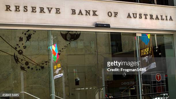 reserve bank of australia - central bank stock pictures, royalty-free photos & images