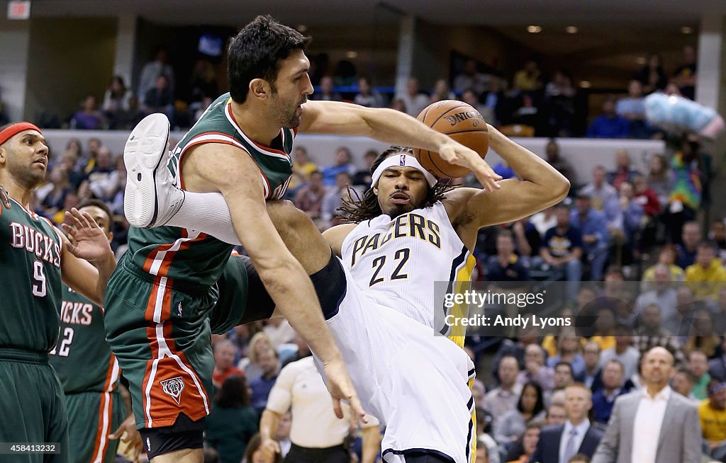 Milwaukee Bucks v Indiana Pacers