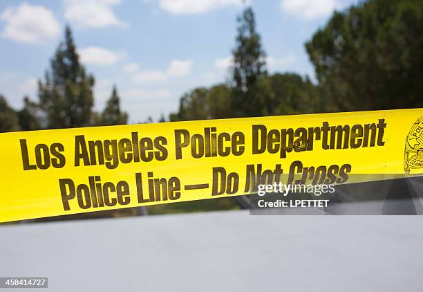 crime scene - lapd stock pictures, royalty-free photos & images