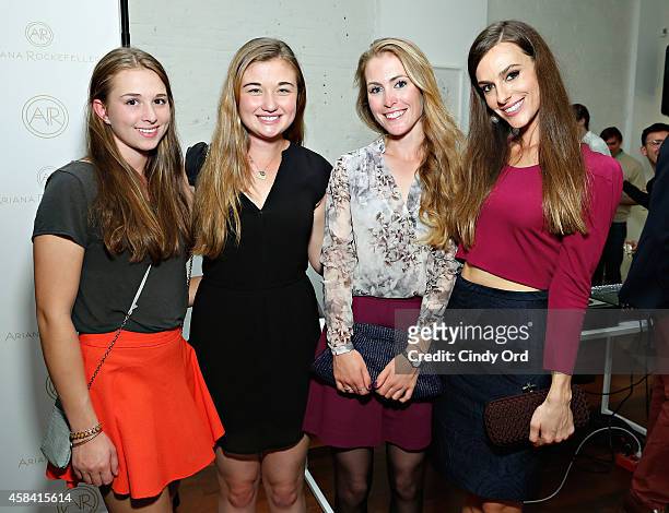 Fashion designer Ariana Rockefeller attends the opening reception to celebrate Ariana Rockefeller Fall/Winter 2014 collection at the Ariana...