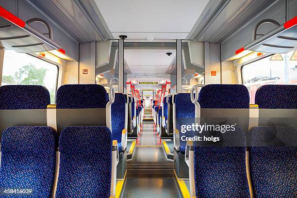 train interior, munich, germany - deutsche bahn stock pictures, royalty-free photos & images