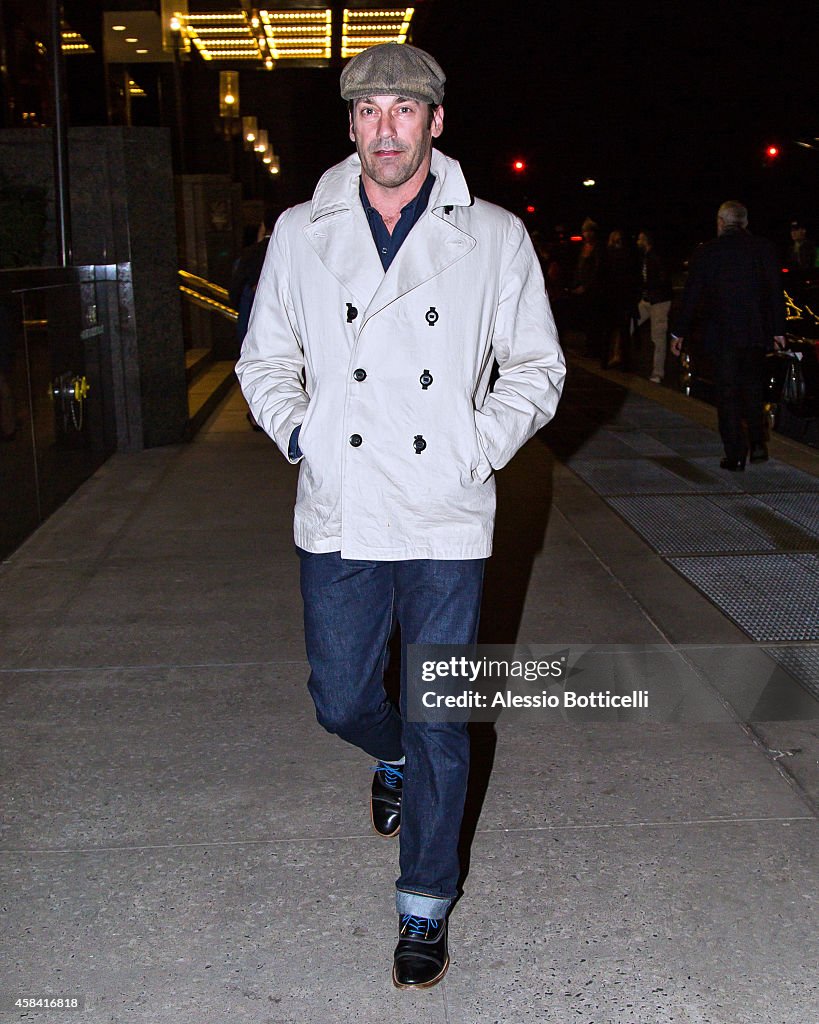 Celebrity Sightings In New York City - November 04, 2014