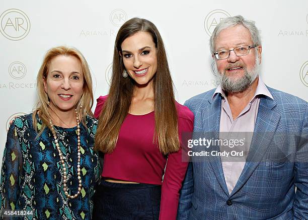 Susan Cohn Rockefeller, fashion designer Ariana Rockefeller and David Rockefeller Jr. Attend the opening reception to celebrate Ariana Rockefeller...