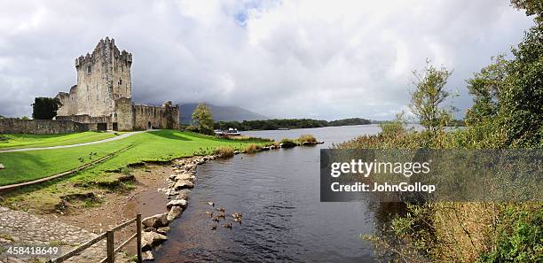 ross castle - killarney lake stock pictures, royalty-free photos & images