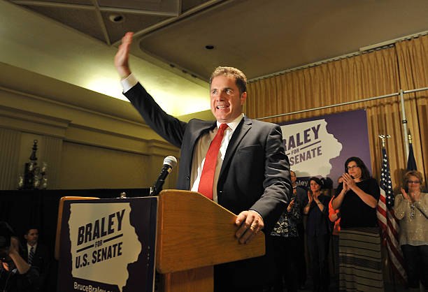 IA: Iowa Democratic Candidate For Senate Bruce Braley Attends Election Night Rally