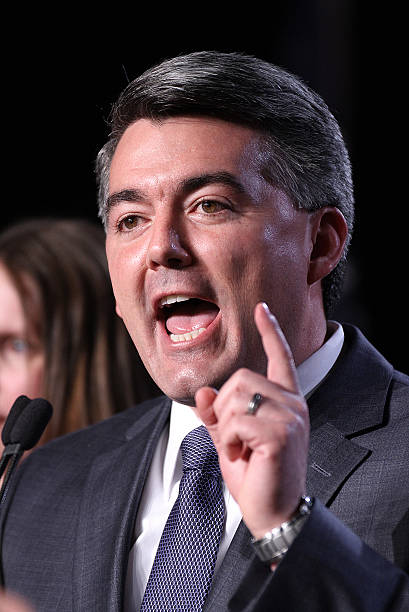 CO: GOP Challenger For Colorado's Senate Seat Cory Gardner Attends Election Night Rally