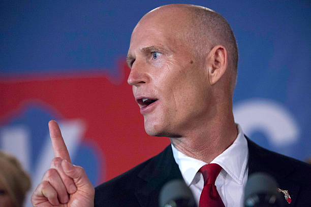 FL: Gov. Rick Scott Gathers With Supporters On Election Night