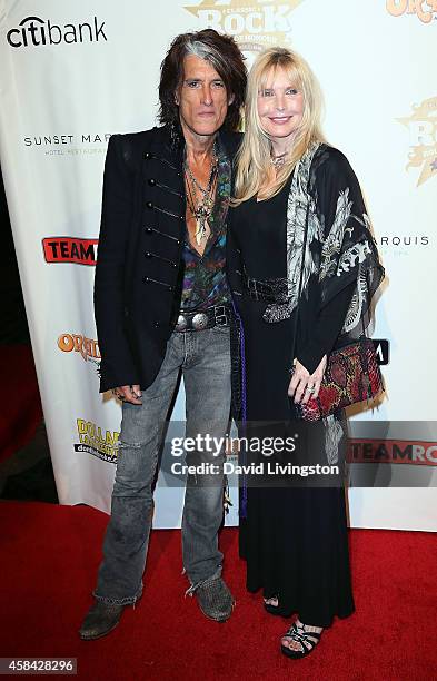 Guitarist Joe Perry and wife Billie Paulette Montgomery attend the 10th Annual Classic Rock Awards at Avalon on November 4, 2014 in Hollywood,...