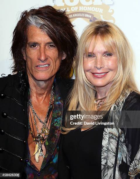 Guitarist Joe Perry and wife Billie Paulette Montgomery attend the 10th Annual Classic Rock Awards at Avalon on November 4, 2014 in Hollywood,...