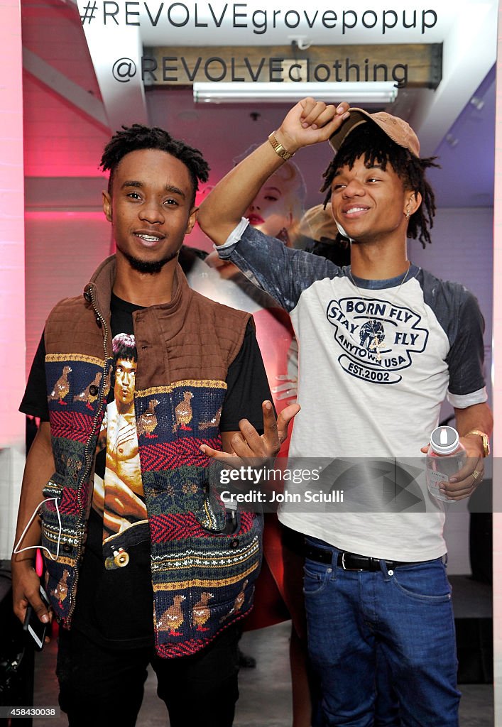 Slim Jimmy and Swae Lee attend the REVOLVE Pop-Up Launch Party at The News Photo - Getty Images