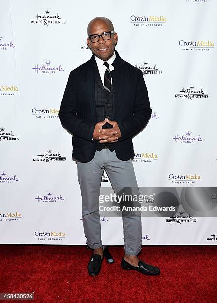 Lifestyle expert Kenneth Wingard arrives at the Hallmark Channel's Holiday Christmas world premiere screening of "Northpole" at La Piazza Restaurant...