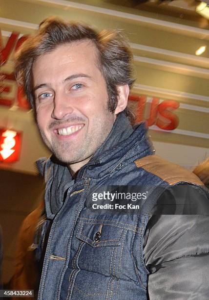 Actor/screenwriter Charles Van Tieghem attends 'Pour Vos Yeux Bleus' Short Movie Screening At Cinema Champs Elysee Lincoln on November 4, 2014 in...
