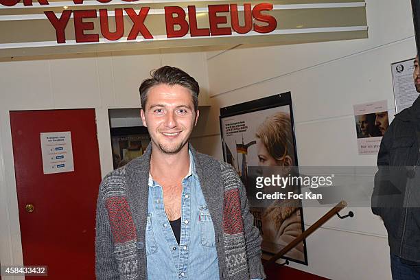 Actor/director Sergio Do Vale attends 'Pour Vos Yeux Bleus' Short Movie Screening At Cinema Champs Elysee Lincoln on November 4, 2014 in Paris,...
