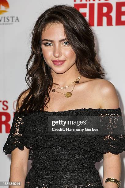 Ryan Newman arrives to the Disney XD "Pants On Fire" premiere on November 4, 2014 in Hollywood, California.
