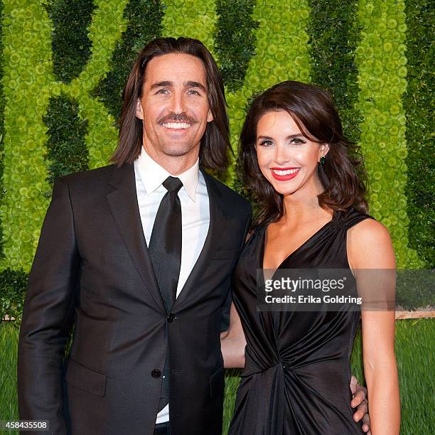 Jake Owen and Lacey Buchanan attend the 62nd annual BMI Country awards on November 4, 2014 in Nashville, Tennessee.