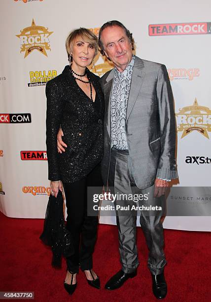 Actor Eric Idle and his Wife Tania Kosevich attend the 10th Annual Classic Rock Awards: Classic Rock Roll Of Honour Award Ceremony at Avalon on...