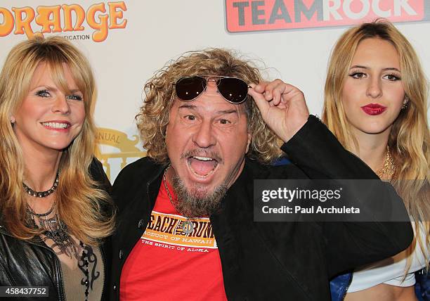 Recording Artist Sammy Hagar attends the 10th Annual Classic Rock Awards: Classic Rock Roll Of Honour Award Ceremony at Avalon on November 4, 2014 in...