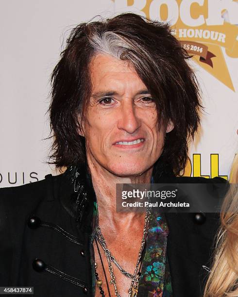 Recording Artist Joe Perry attends the 10th Annual Classic Rock Awards: Classic Rock Roll Of Honour Award Ceremony at Avalon on November 4, 2014 in...