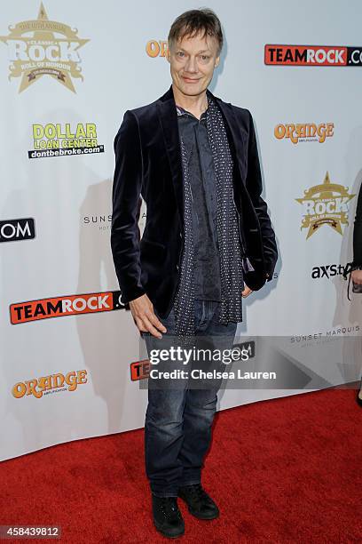Musician William Orbit attends the Classic Rock And Roll Honour 2014 Award Ceremony at Avalon on November 4, 2014 in Hollywood, California.