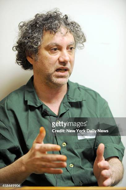 Convicted sex offender Peter Braunstein sits down for an interview with the Daily News at the Clinton Correctional Facility in Dannemora, NY....