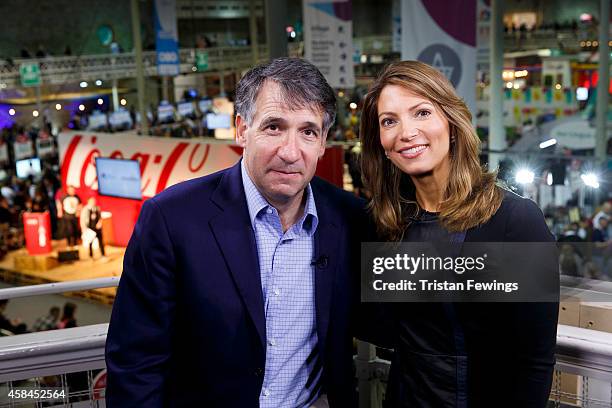 Jonathan Klein, Co-Founder and CEO of Getty Images is interviewed by Deirdre Bolton for Fox Business News at the 2014 Web Summit on November 5, 2014...