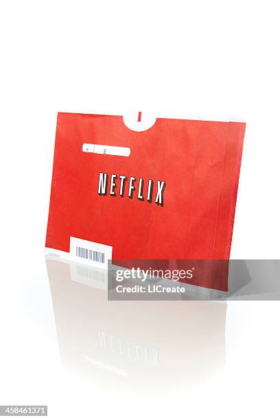 netflix envelope - dvd stock pictures, royalty-free photos & images