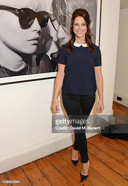 Belinda Stewart-Wilson attends the private view of "Chris Stein/Negative: Me, Blondie and the Advent of Punk" at Somerset House on November 5, 2014...